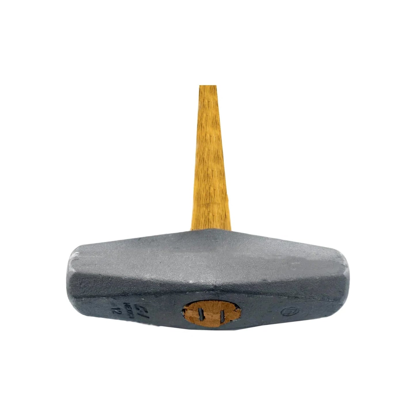 Marro tipo nevada de 12 libras con cabeza de acero forjado gris oscuro y mango de madera resistente