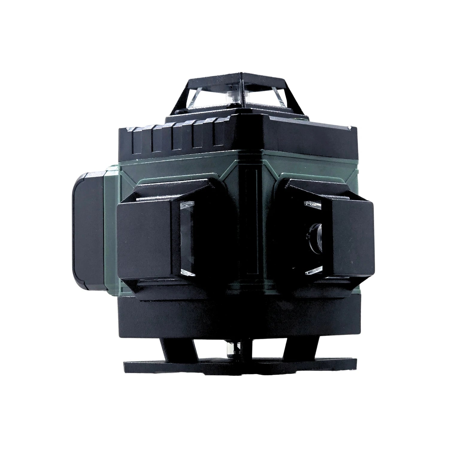 Nivel láser profesional autonivelante verde y negro, multilínea 360 para construcción y alineación precisa