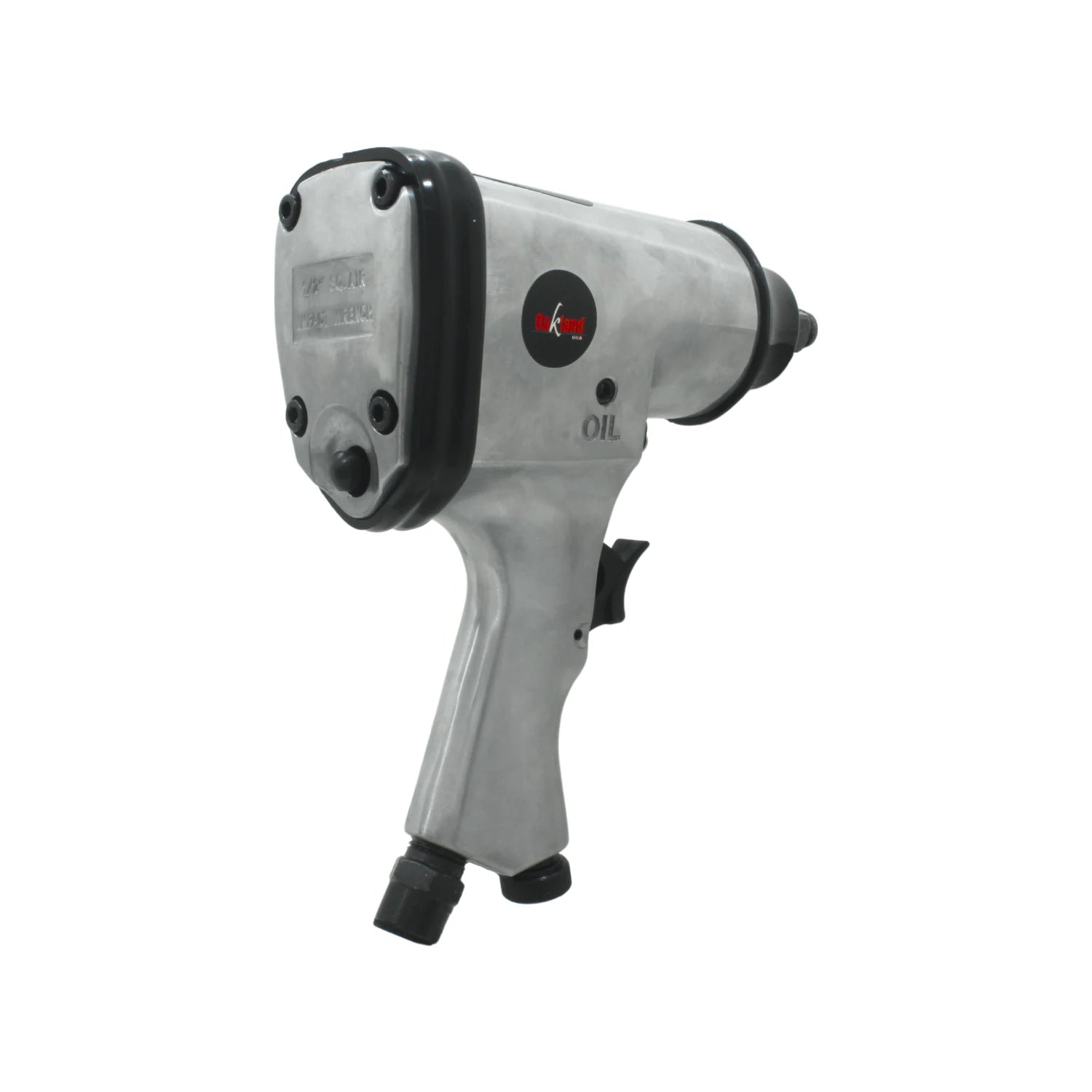 Llave de impacto neumática Kiwi plateada de 1/2 pulgada. Herramienta de aire potente para mecánica.