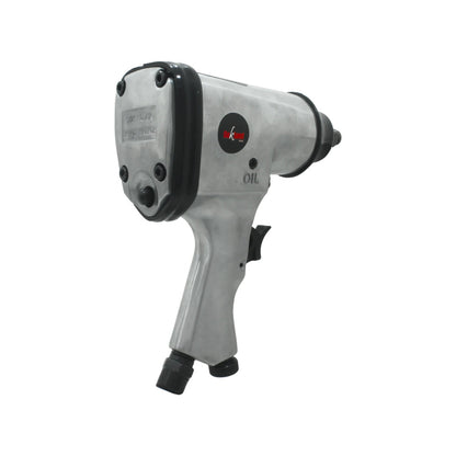 Llave de impacto neumática Kiwi plateada de 1/2 pulgada. Herramienta de aire potente para mecánica.