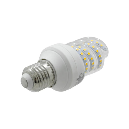 Foco LED tipo espiral transparente con base de rosca E27 y chips SMD para iluminación de interiores