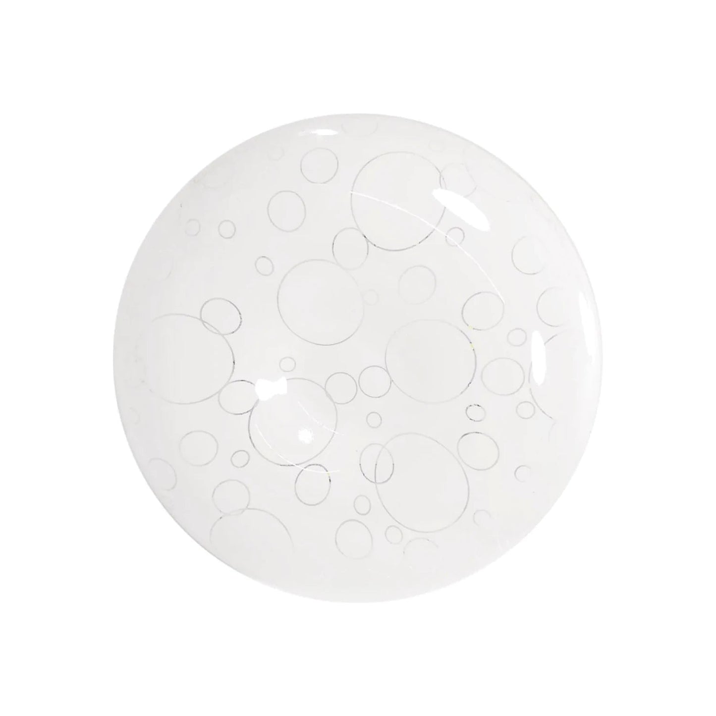 Lámpara plafón LED redonda 18W blanca con diseño de burbujas para sobreponer en techo