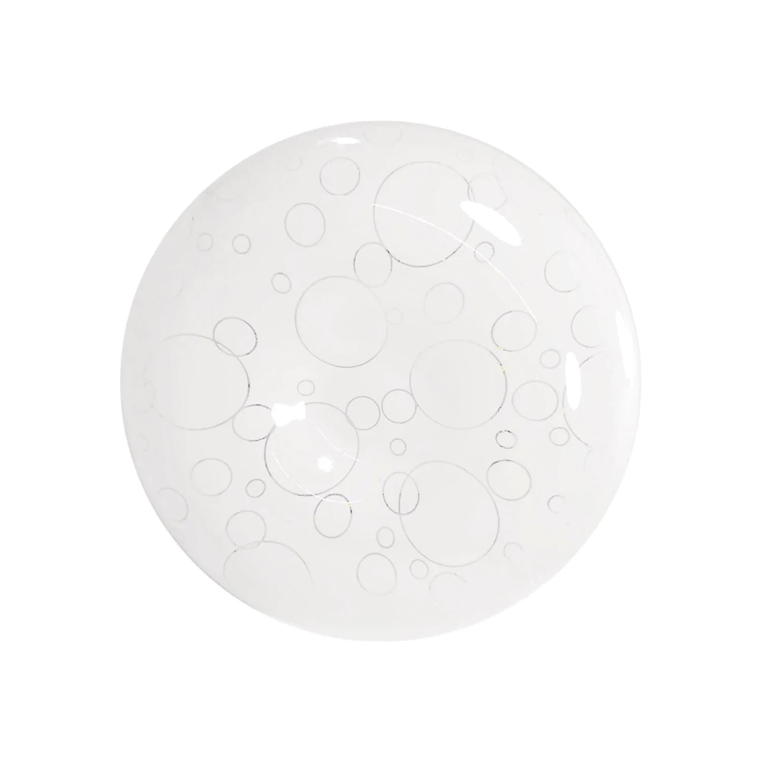 Lámpara plafón LED redonda 18W blanca con diseño de burbujas para sobreponer en techo