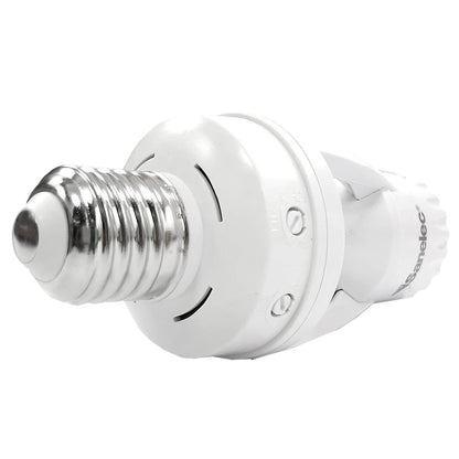 Socket Sanelec blanco con sensor de movimiento E27, adaptador para foco de luz automática