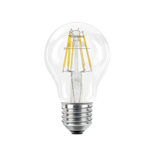 Lámpara vintage 6 W led luz fría tipo globo Sanelec 1804