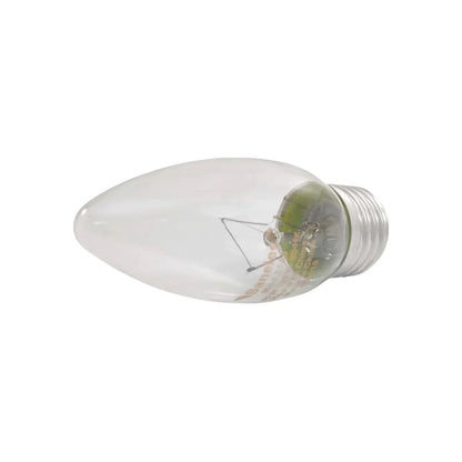 Foco tipo flama transparente 40W con rosca E27, bombilla incandescente para iluminación decorativa