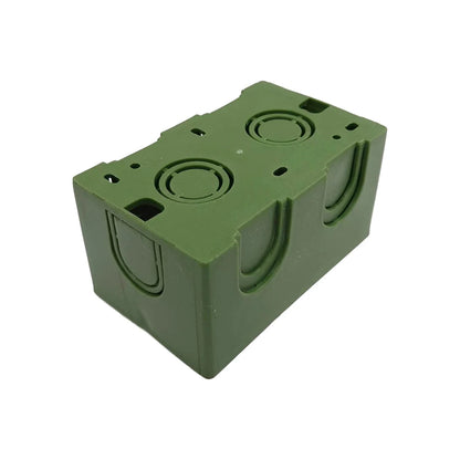 Chalupa eléctrica plástica verde de 3/4 pulgada para instalaciones y conexiones de tubería conduit