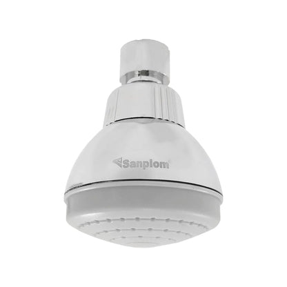 Regadera redonda ABS cromada Sanplom 2 3/4 pulgadas para baño