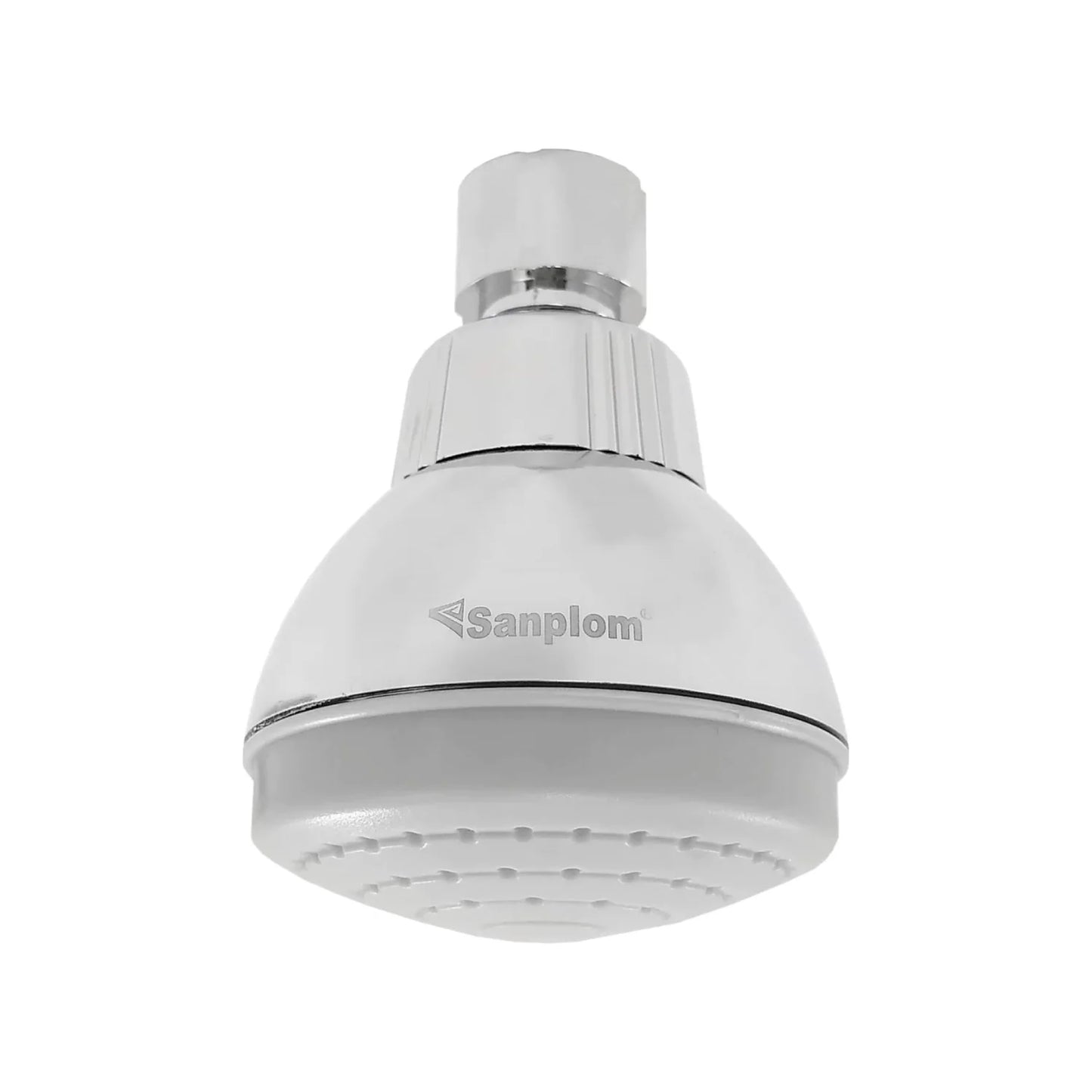 Regadera redonda 2 3/4" ABS cromada Sanplom 8491