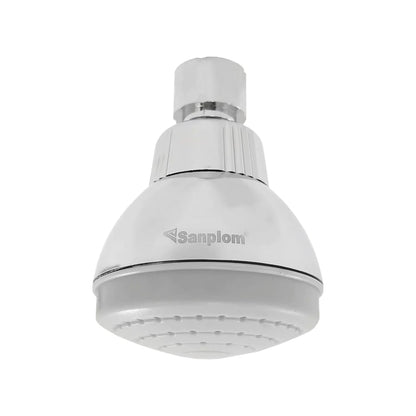 Regadera redonda 2 3/4" ABS cromada Sanplom 8491