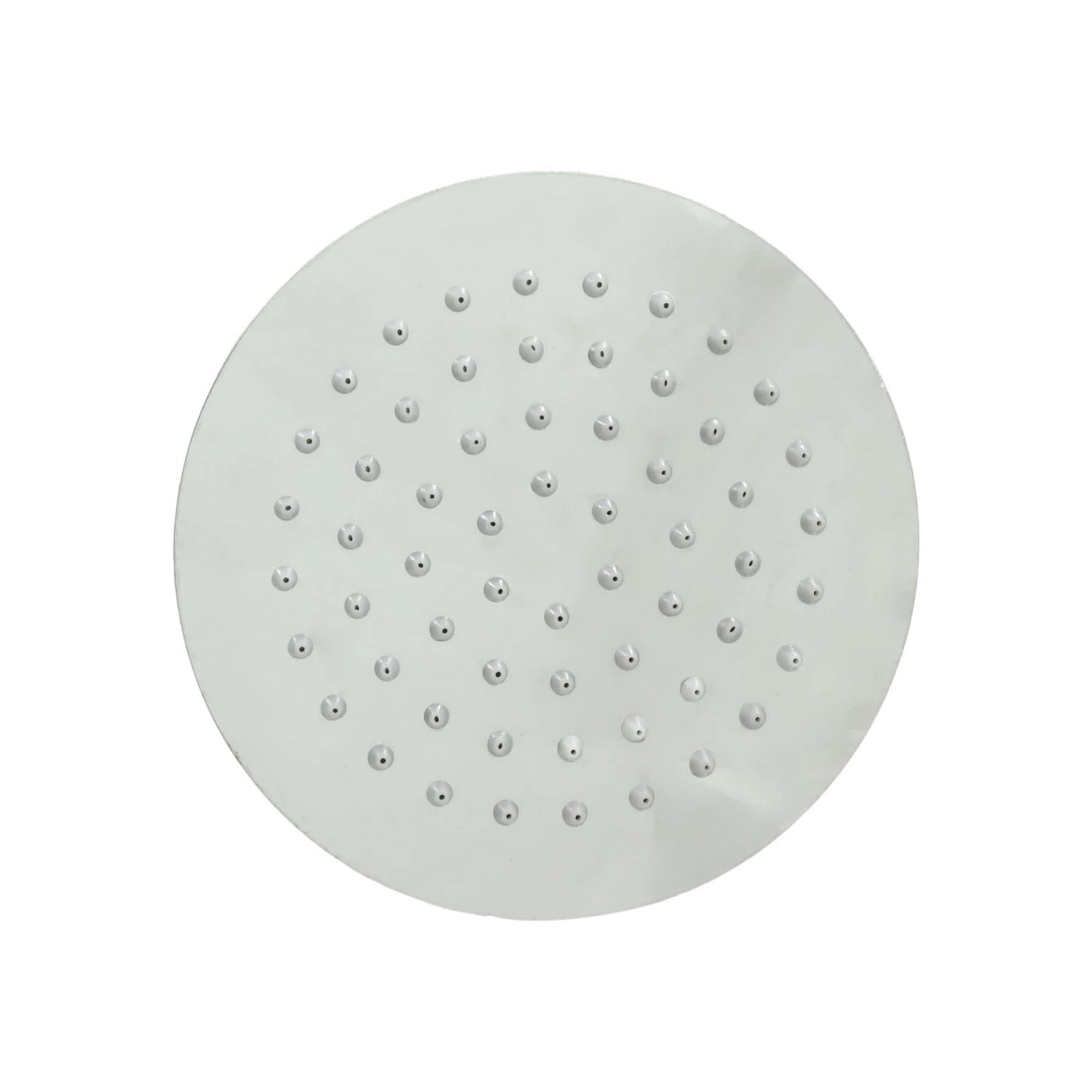 Regadera de ducha redonda 6 pulgadas de acero inoxidable, acabado cromado y múltiples boquillas para baño