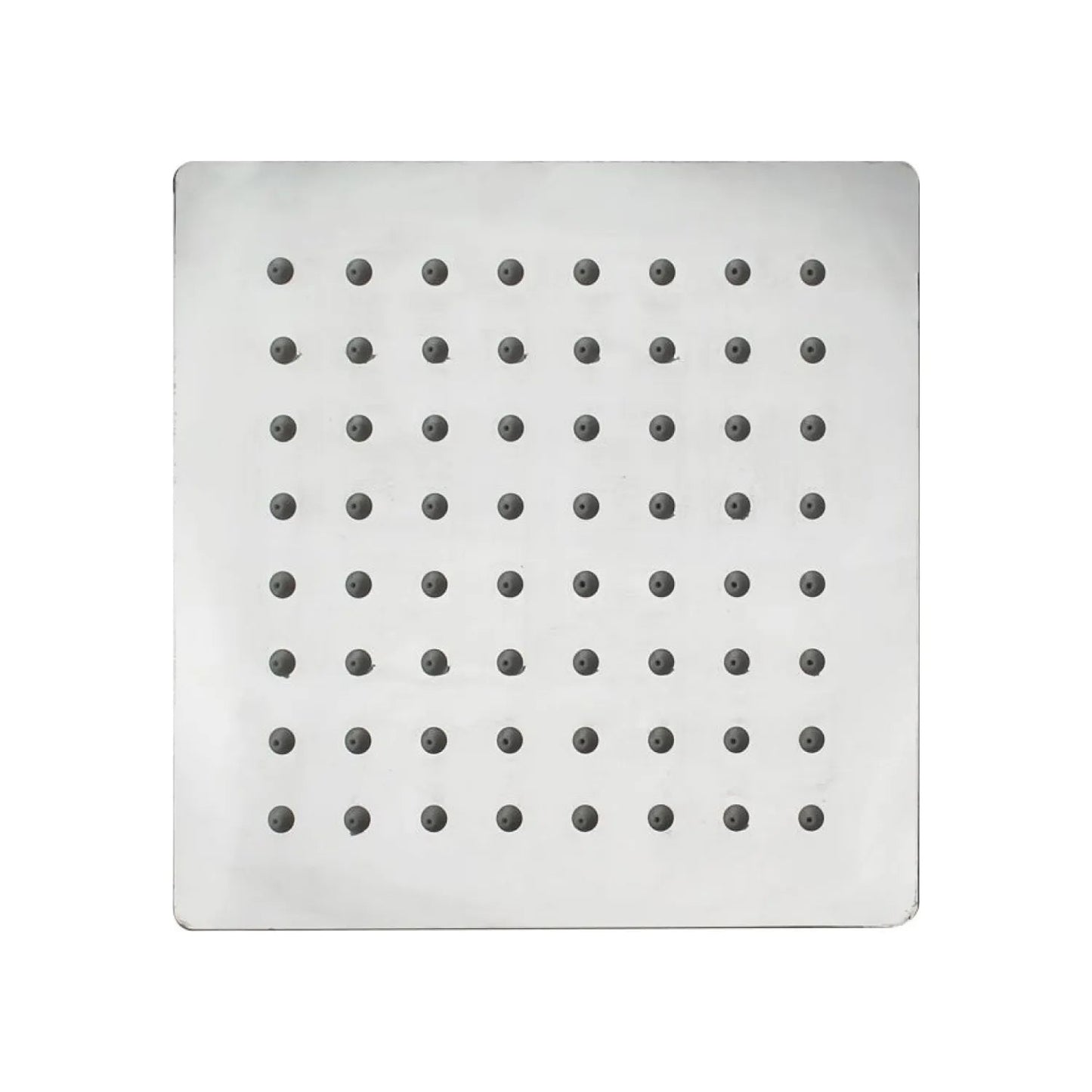 Regadera cuadrada de acero inoxidable 8 pulgadas con boquillas antical para baño moderno