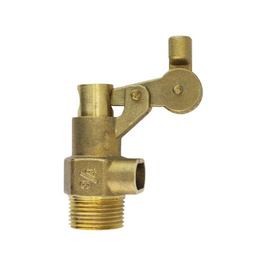 Válvula de flotador de latón 3/4" para tanque alto, mini, control de nivel de agua