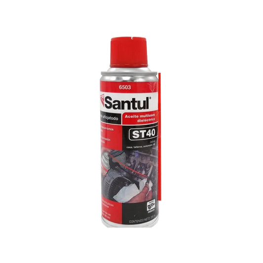Aflojatodo Santul ST40 aceite multiusos dieléctrico 235 ml, lubricante anticorrosión para herramientas