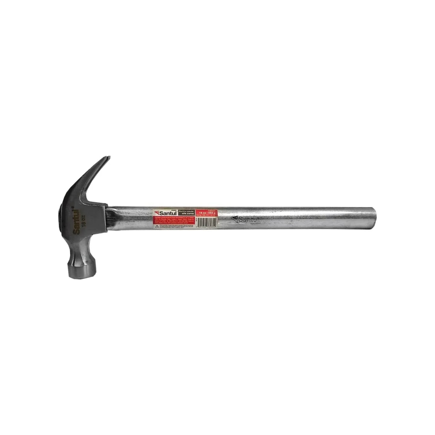 Martillo 16 oz curvo cabo tubular Santul 6980