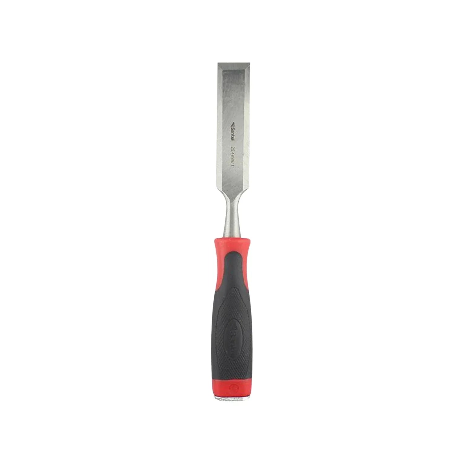 Formón Santul 1 pulgada (25.4mm) con mango antiderrapante ergonómico rojo y negro