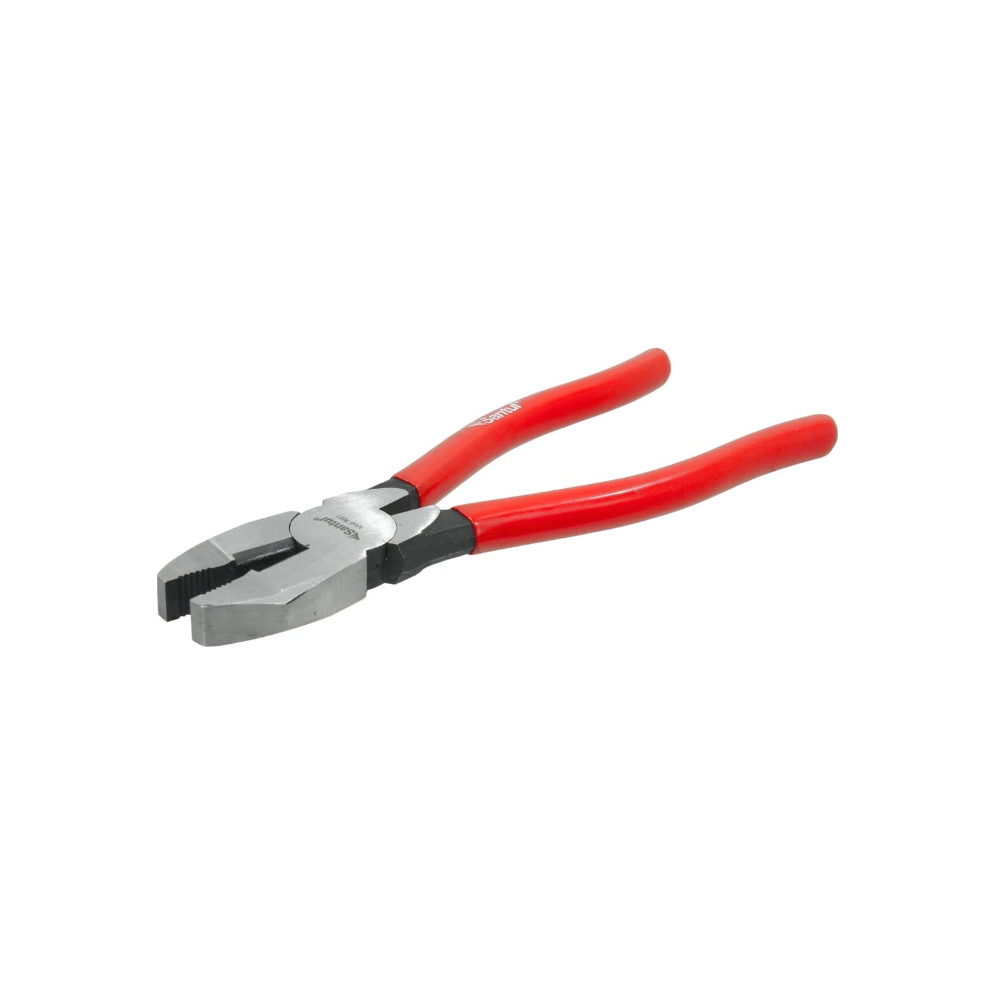 Pinzas de electricista Santul 9 pulgadas, uso rudo, acero forjado con mangos ergonómicos rojos para corte y agarre