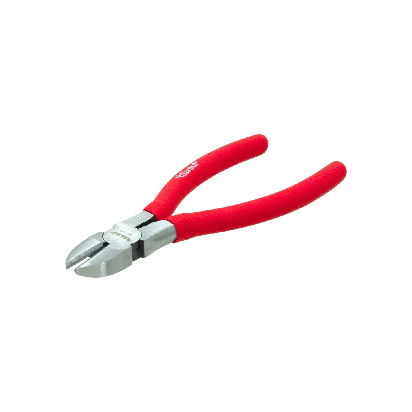 Pinza de corte diagonal Santul 6 pulgadas con mangos rojos ergonómicos para alambre y cables.