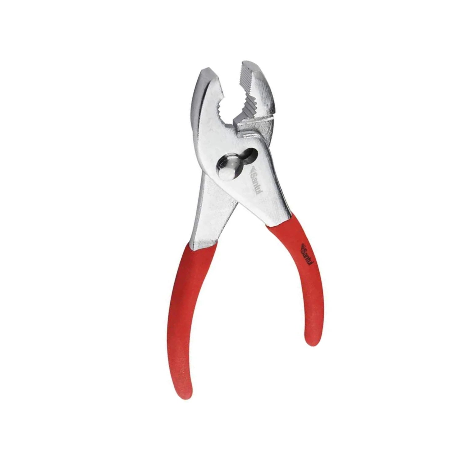 Pinza de chofer Santul 8 pulgadas, ajustable con mangos rojos ergonómicos para plomería.