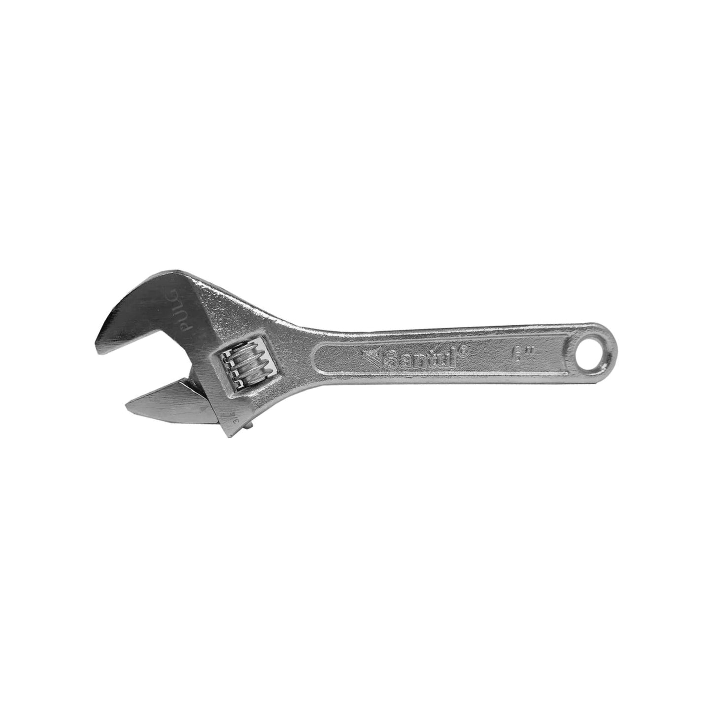 Llave perico Santul 6 pulgadas, ajustable, acabado cromado, herramienta manual de ferretería