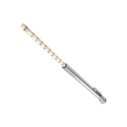 Calibrador de presión de llantas metálico tipo lápiz con escala de 0 a 50 PSI para autos