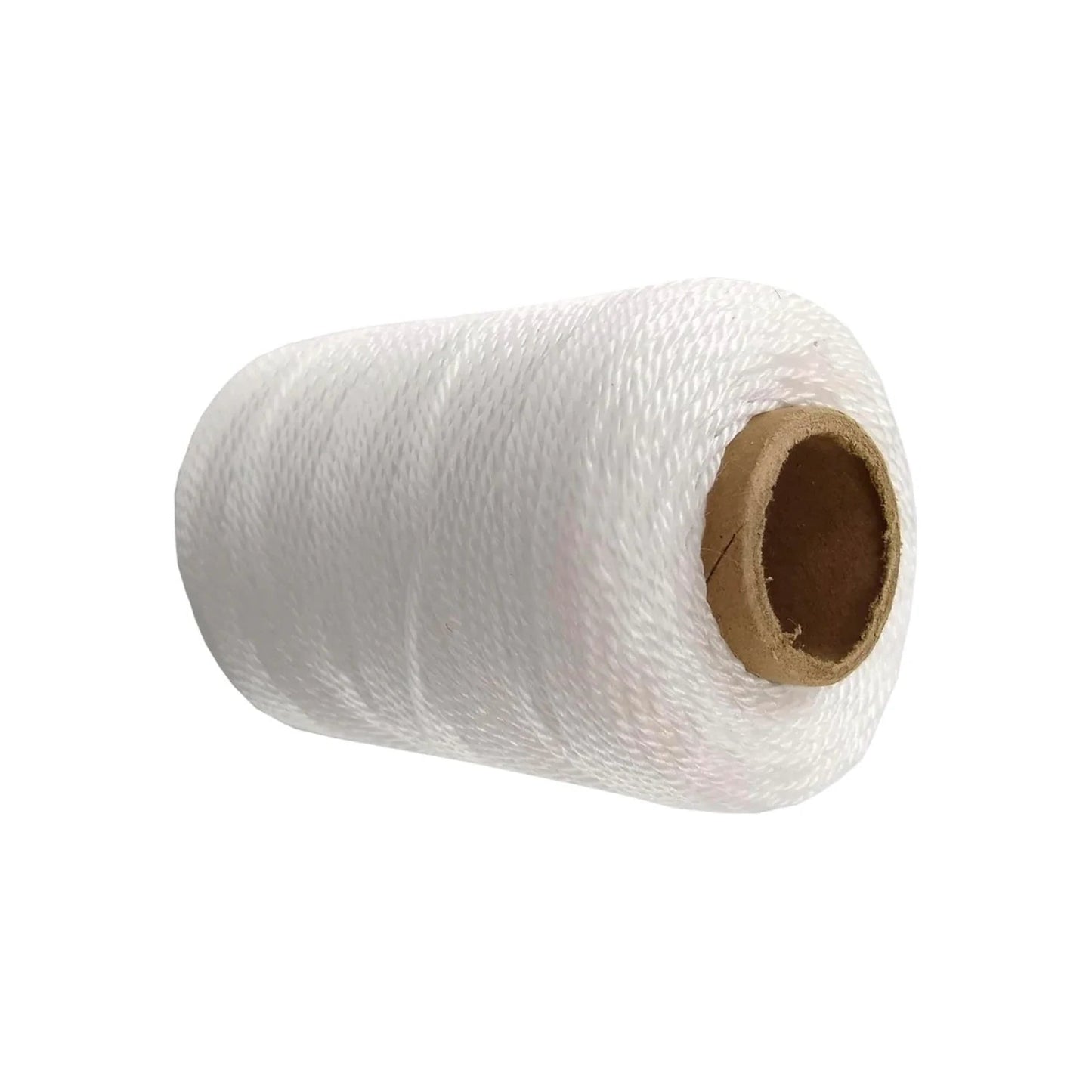 Carrete grande de hilo nylon blanco resistente, para albañilería, trazo y nivelación en construcción