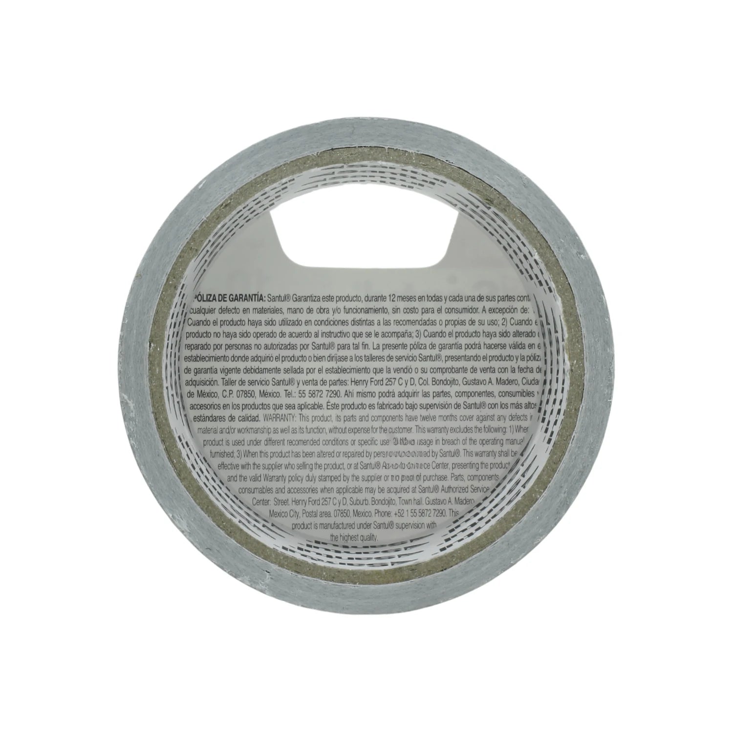 Cinta para ductos Santul gris, rollo adhesivo de alta resistencia para sellado y reparaciones en ferretería