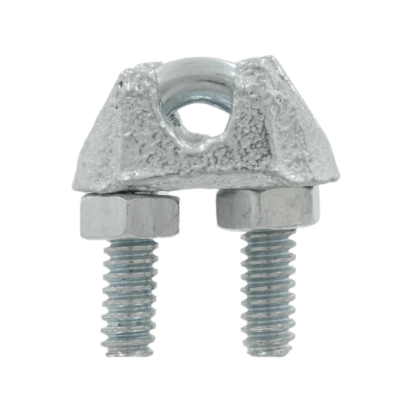 Nudo para cable de acero galvanizado 1/8 pulgada, prensa cable metálico, grapa sujeta cable para ferretería