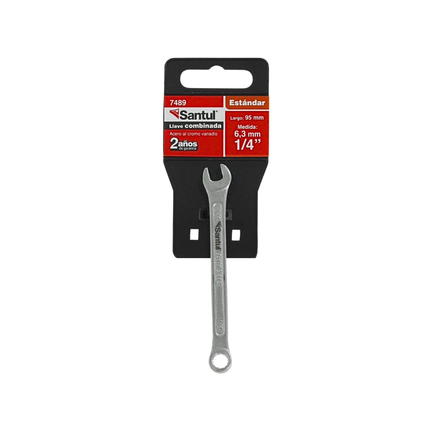 Llave mixta Santul 1/4" (6.3mm) estándar, acero cromo vanadio