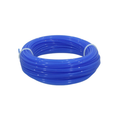 Hilo para desbrozadora azul 1.65mm x 15m para corte de césped y maleza