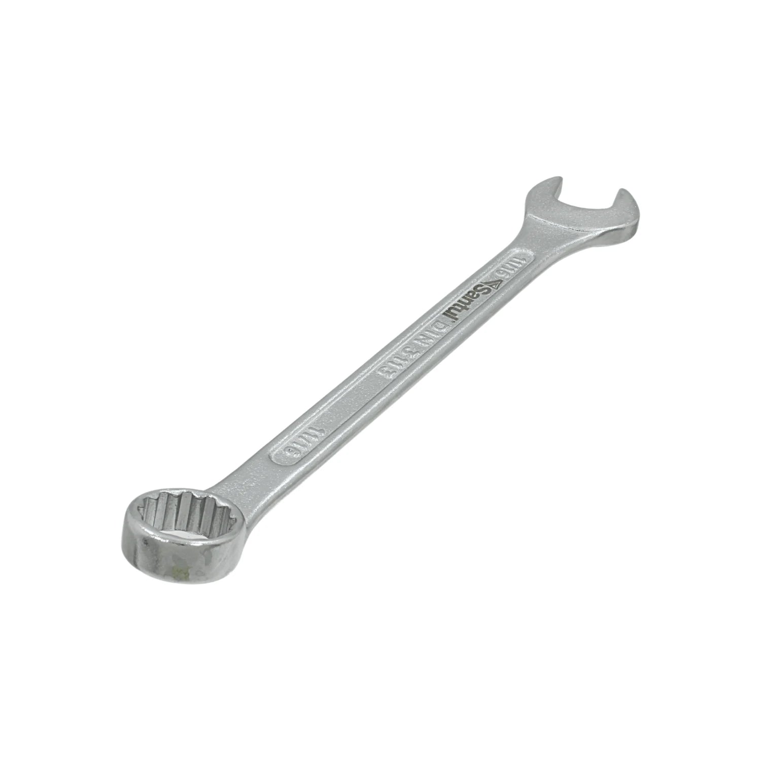 Llave mixta Santul 11/16 estándar cromada, de boca y estrella para mecánica.