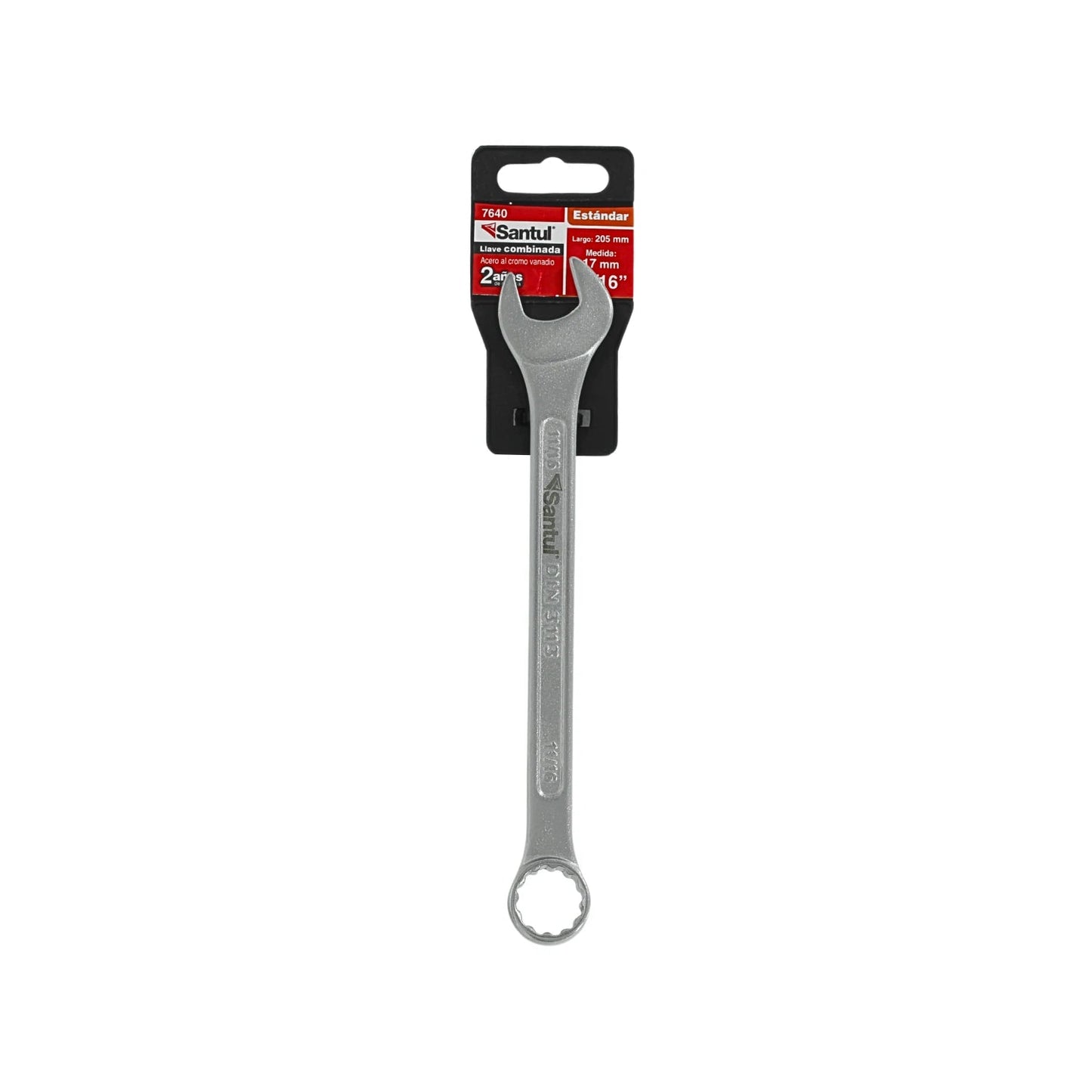 Llave combinada Santul estándar 11/16 pulg. (17mm) de acero cromo vanadio