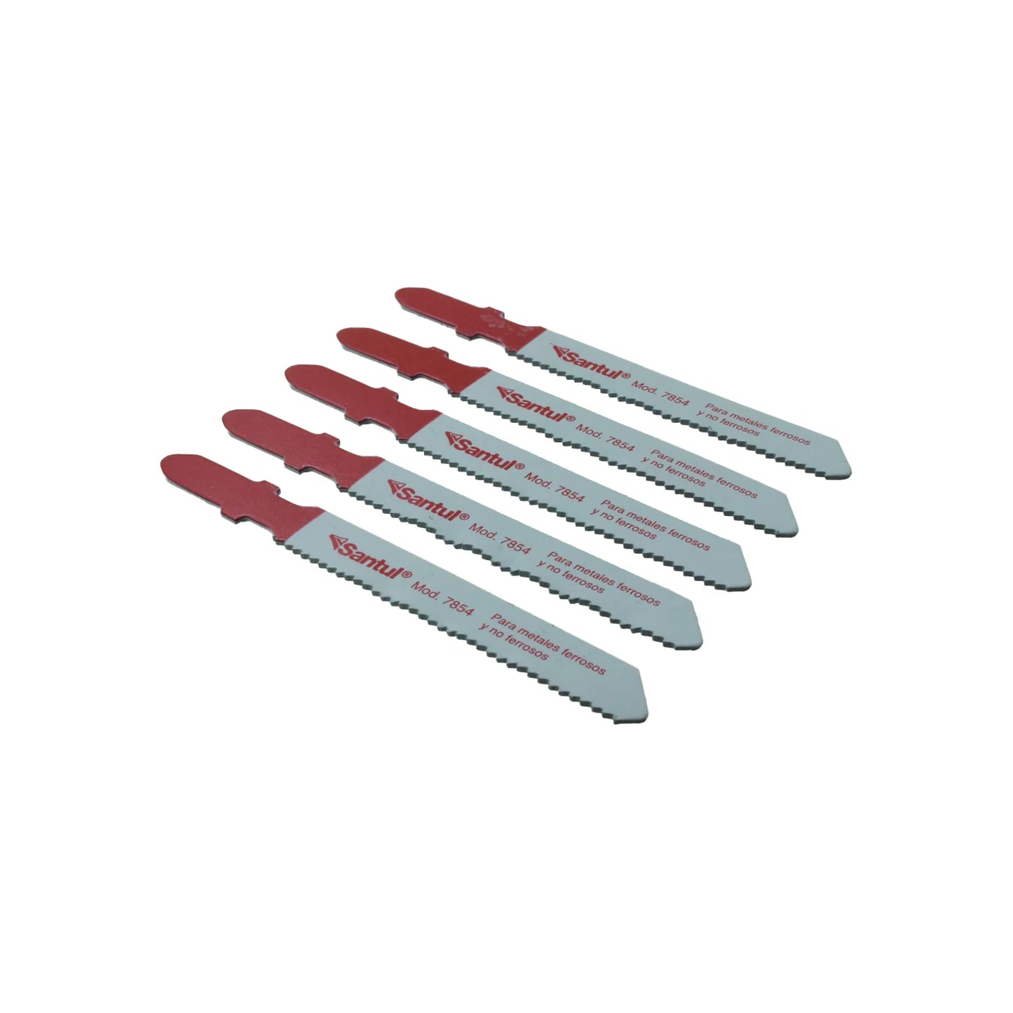 Segueta para caladora corte metal 5 piezas tipo "T" Santul 7854