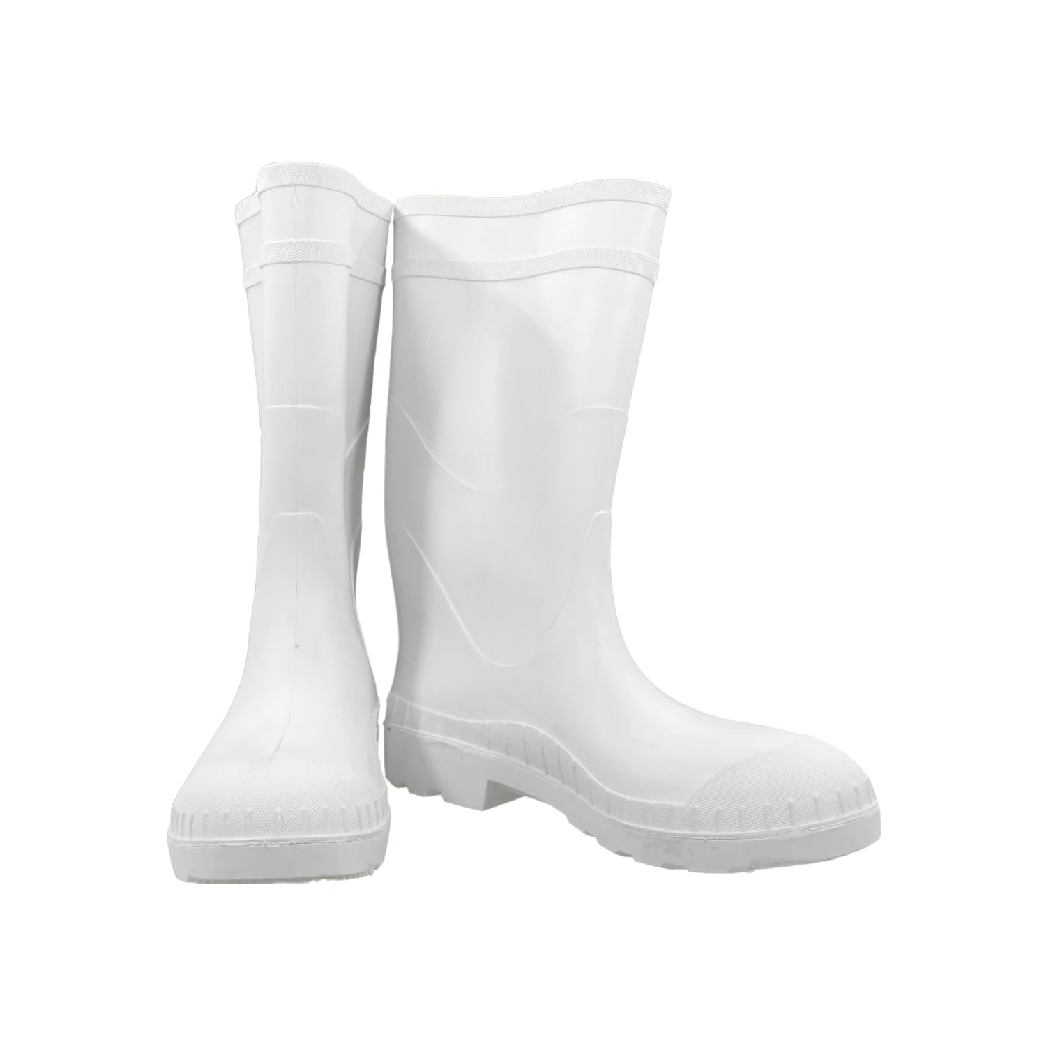 Botas sanitarias blancas impermeables, calzado de seguridad industrial de PVC
