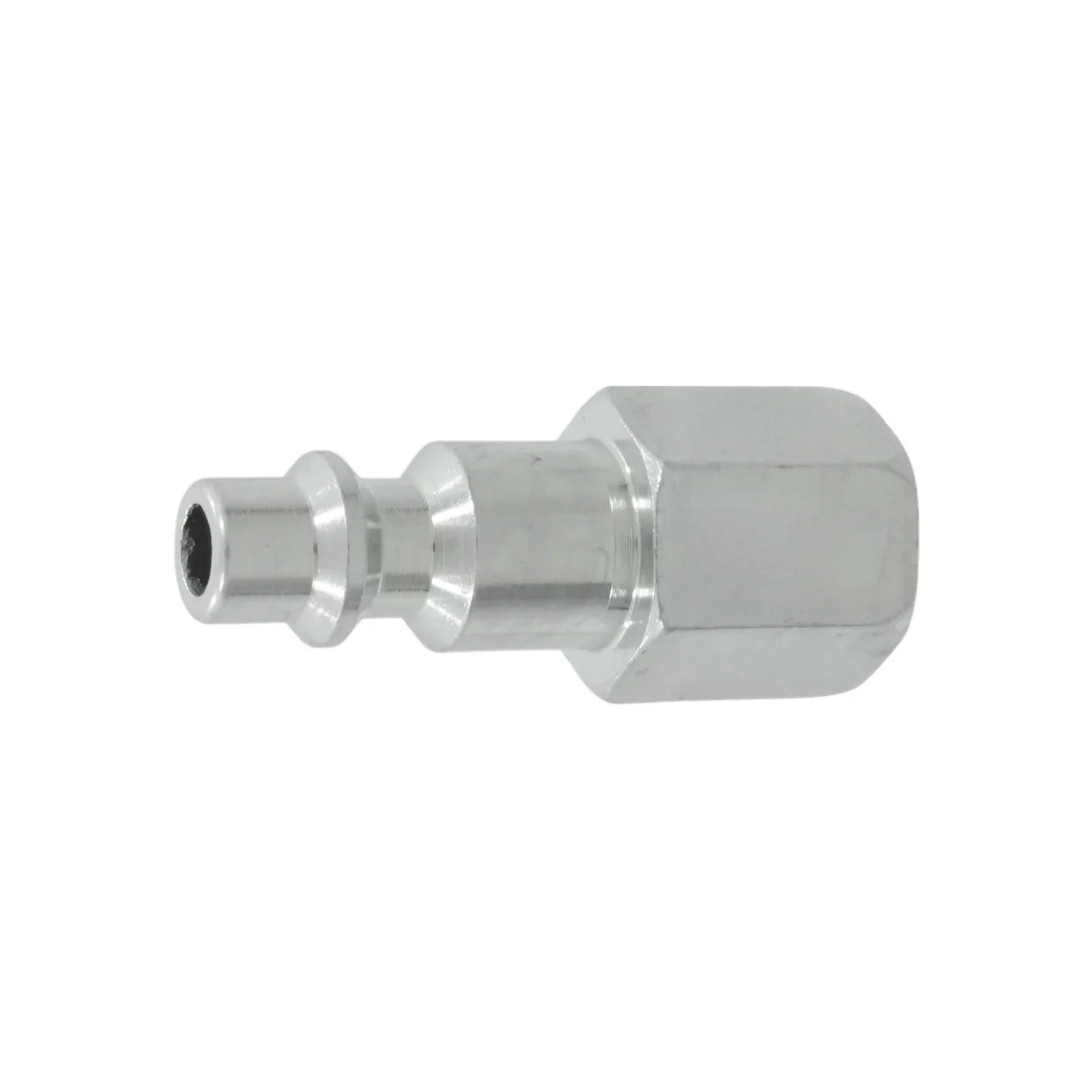 Conector para compresora 1/4" hembra cromo Santul 8732