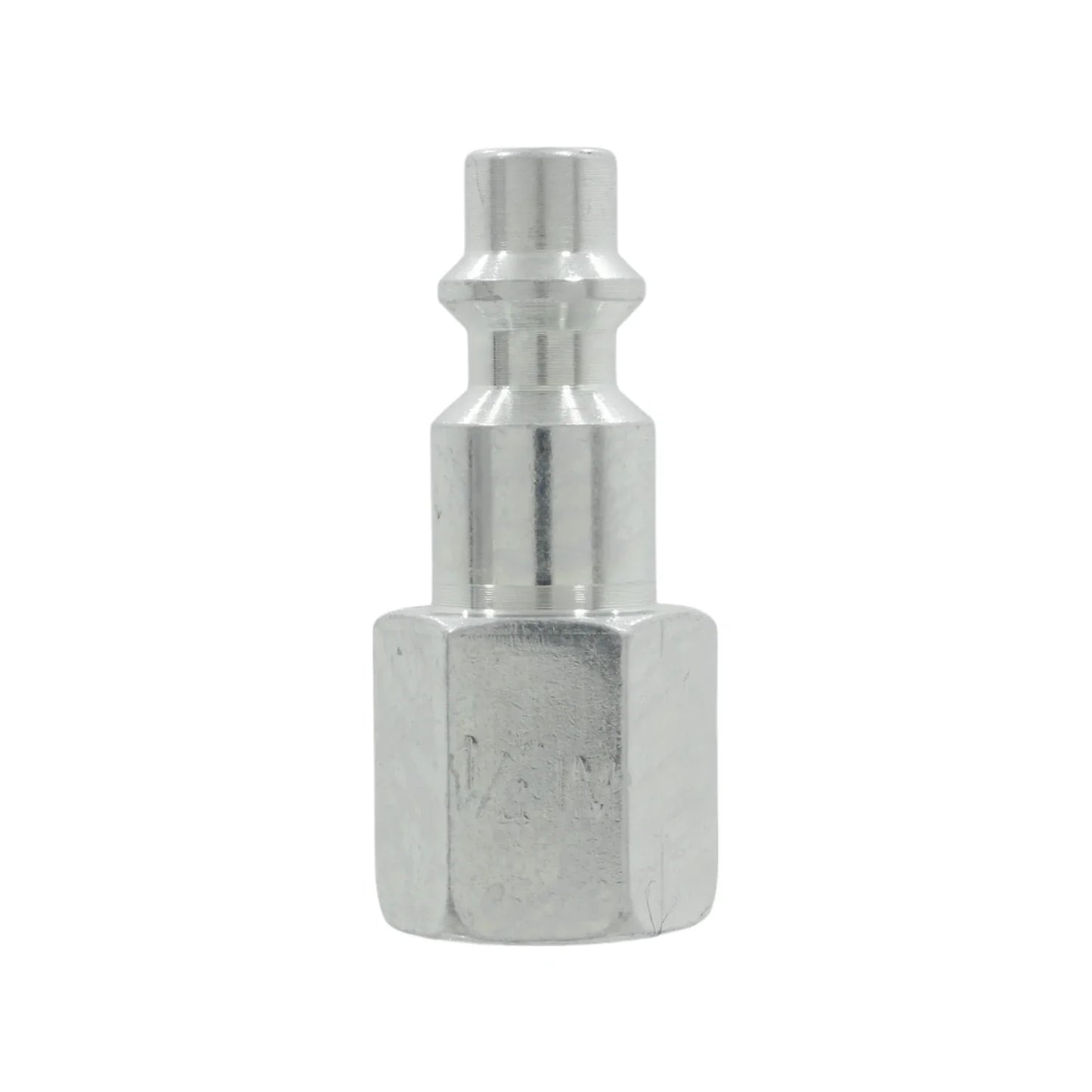 Conector para compresora 1/4" hembra cromo Santul 8732