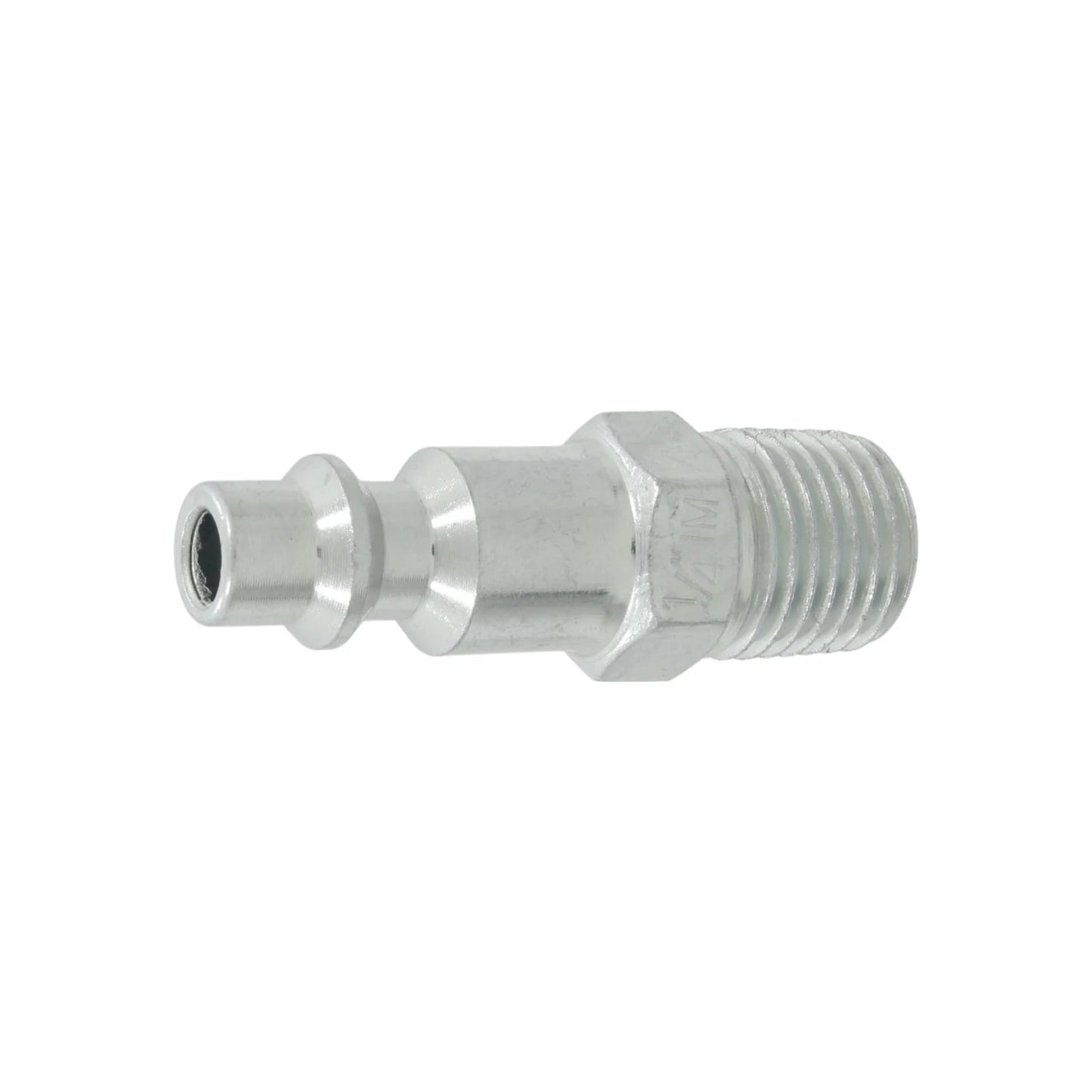 Espiga conector rápido macho 1/4 para compresor de aire cromado