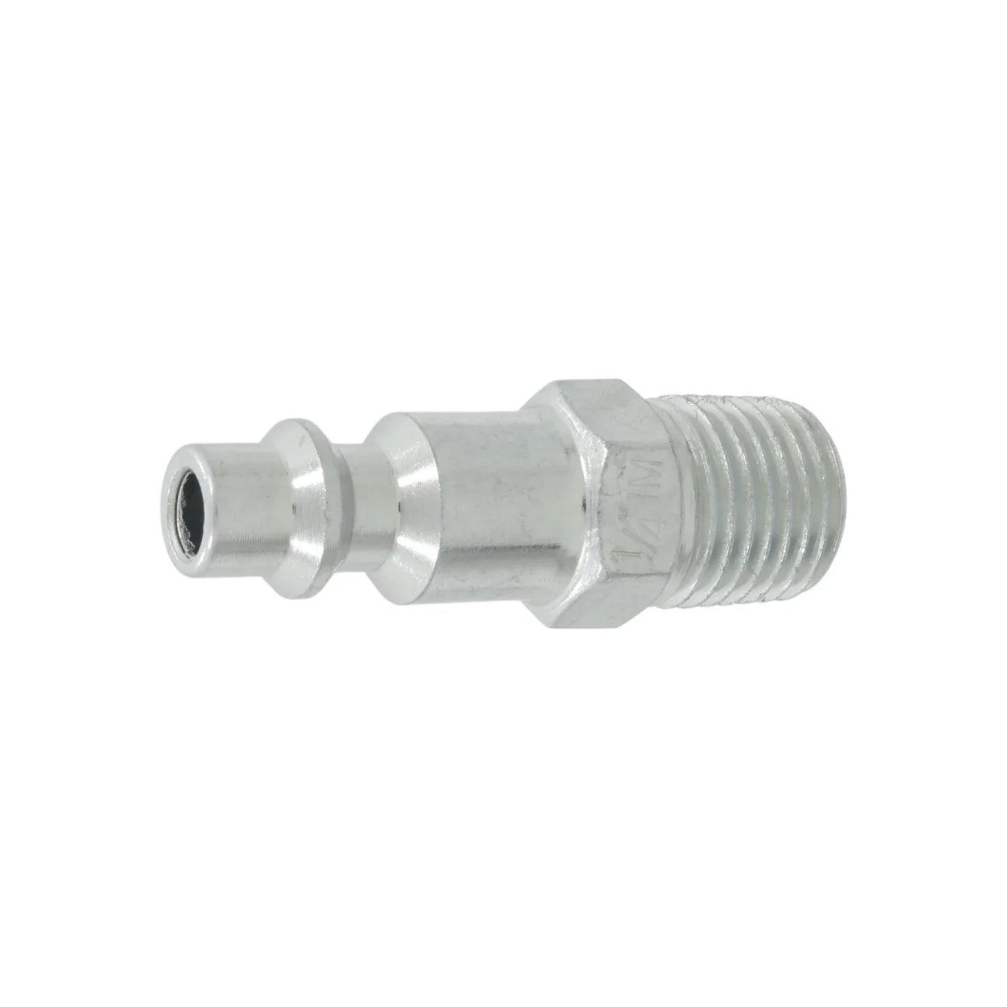 Conector para compresora 1/4" macho cromo Santul 8733