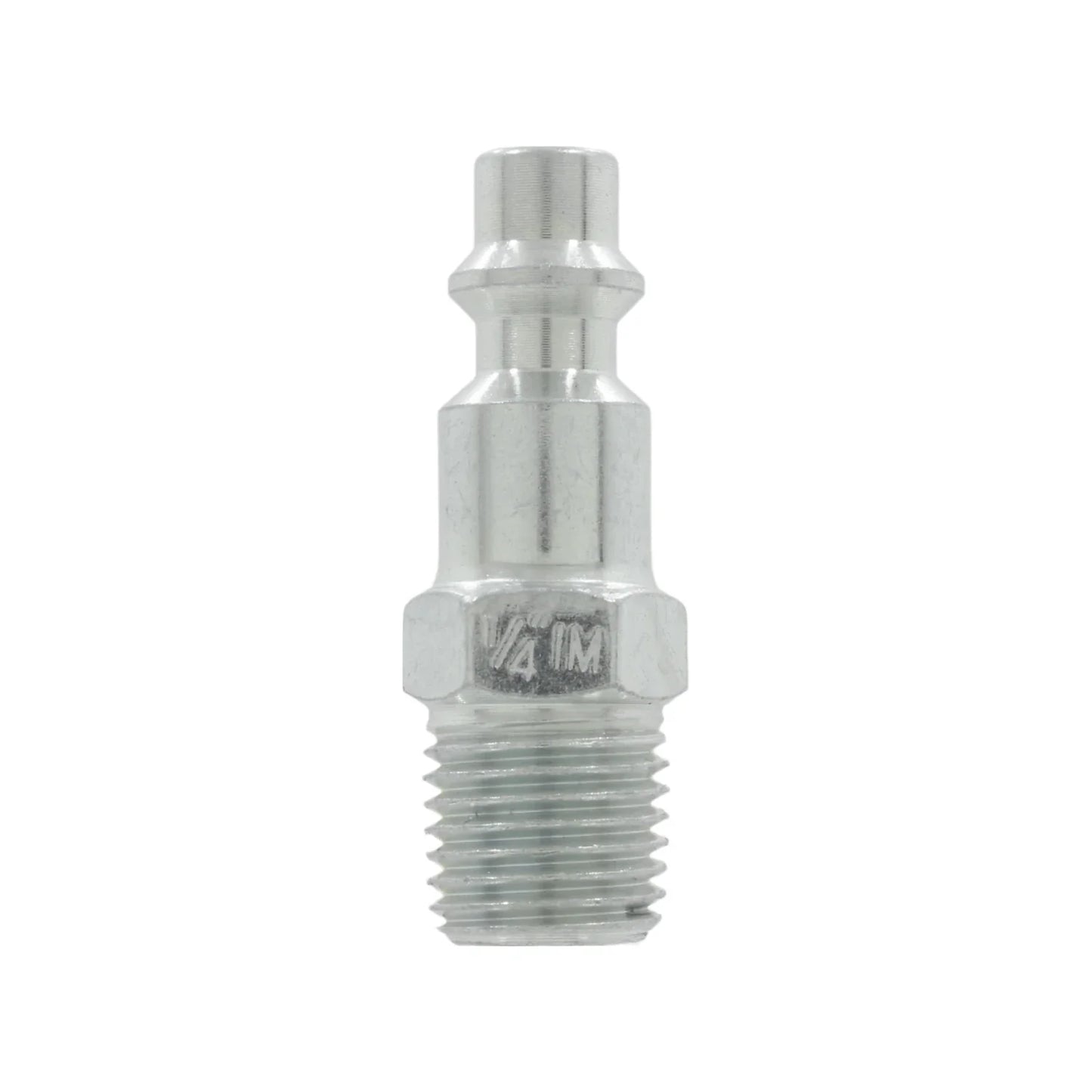 Conector para compresora 1/4" macho cromo Santul 8733