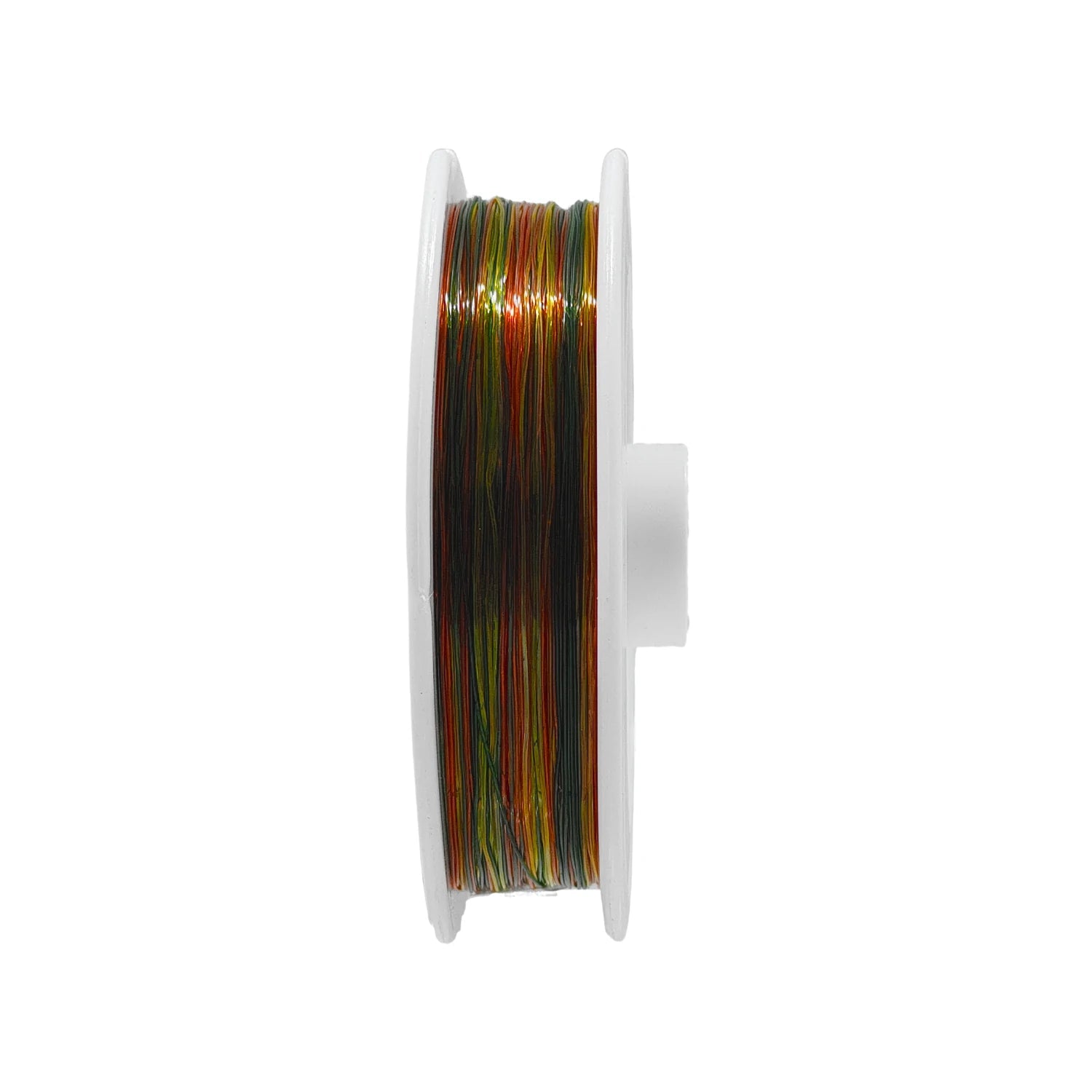 Hilo de pesca multicolor .30 mm x 100 m en carrete blanco. Ideal para diferentes tipos de pesca.