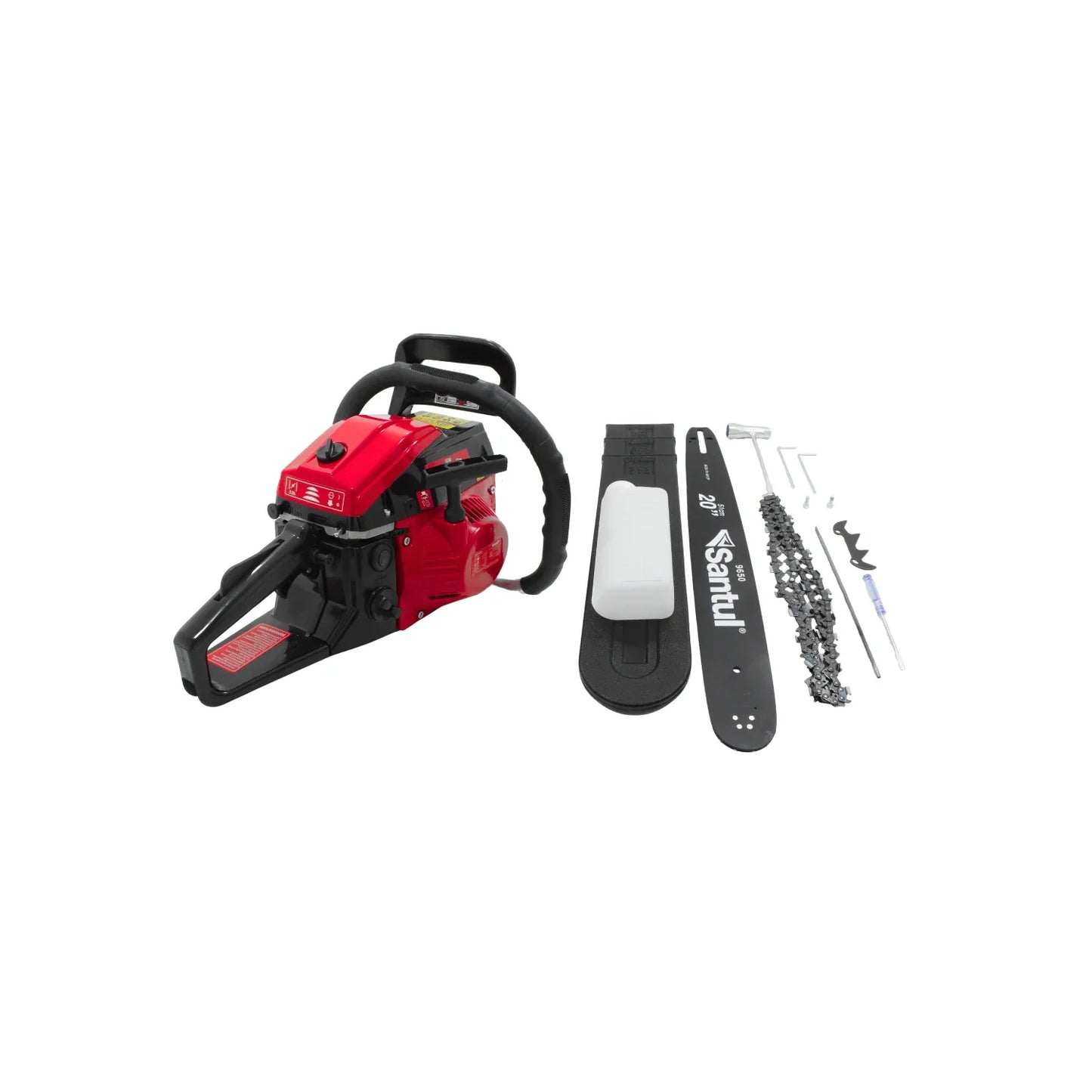 Motosierra a gasolina 20" de 45 CC a 2.2 HP Santul 9650