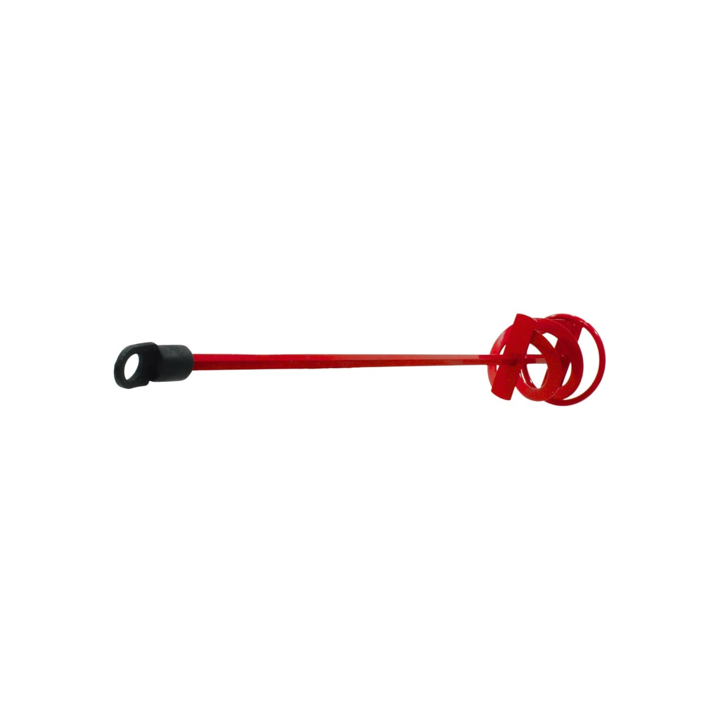 Revolvedor de pintura rojo para taladro, agitador de mezcla en espiral para pintura, resinas y líquidos