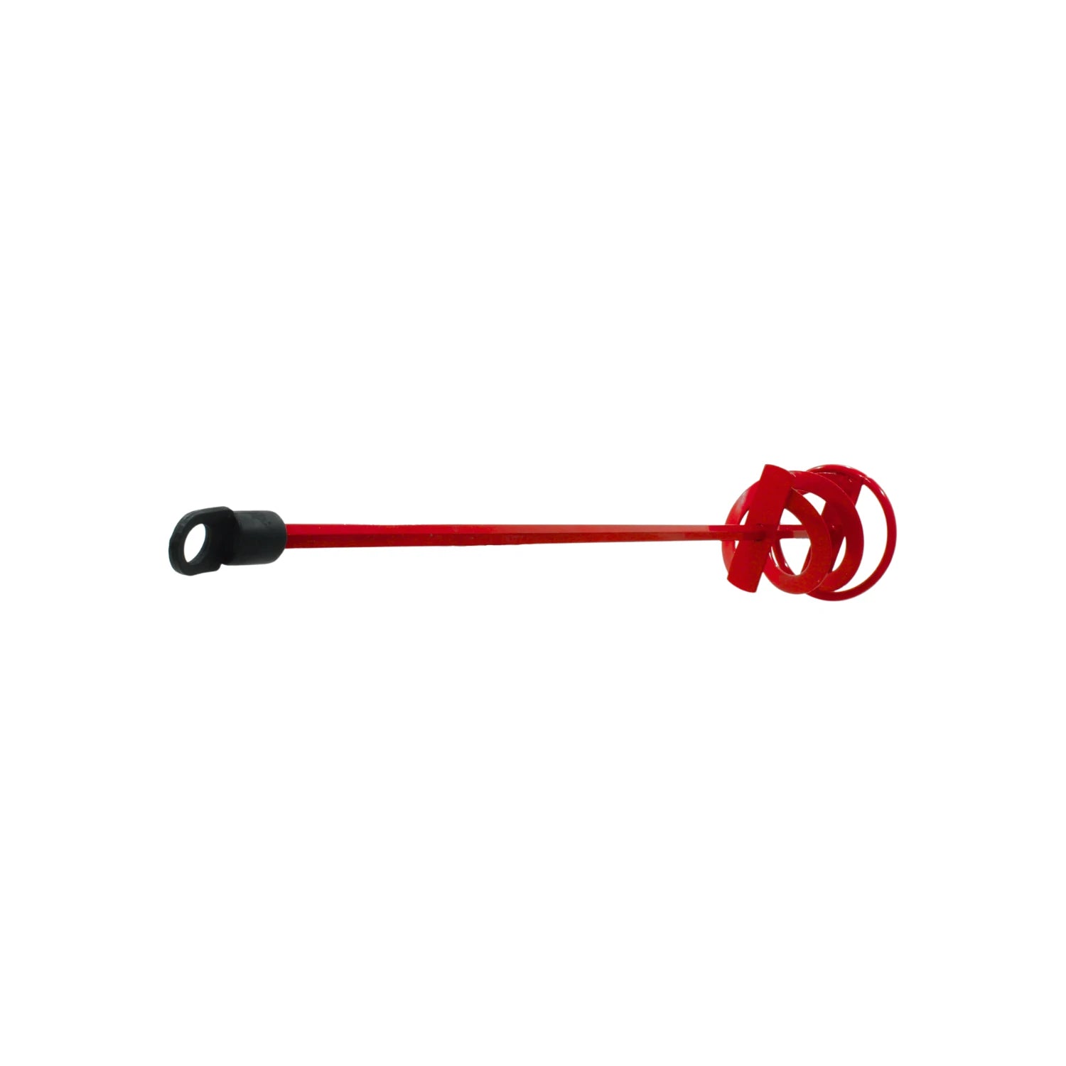 Revolvedor de pintura rojo para taladro, agitador de mezcla en espiral para pintura, resinas y líquidos