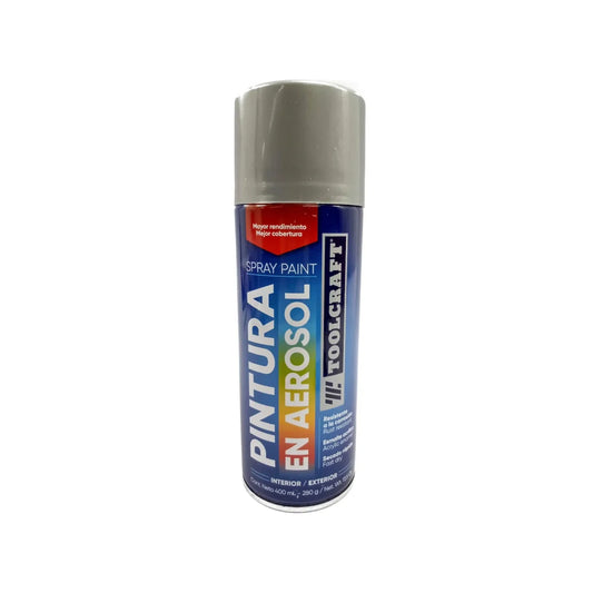 Pintura gris plata 400 ml Toolcraft TC1645