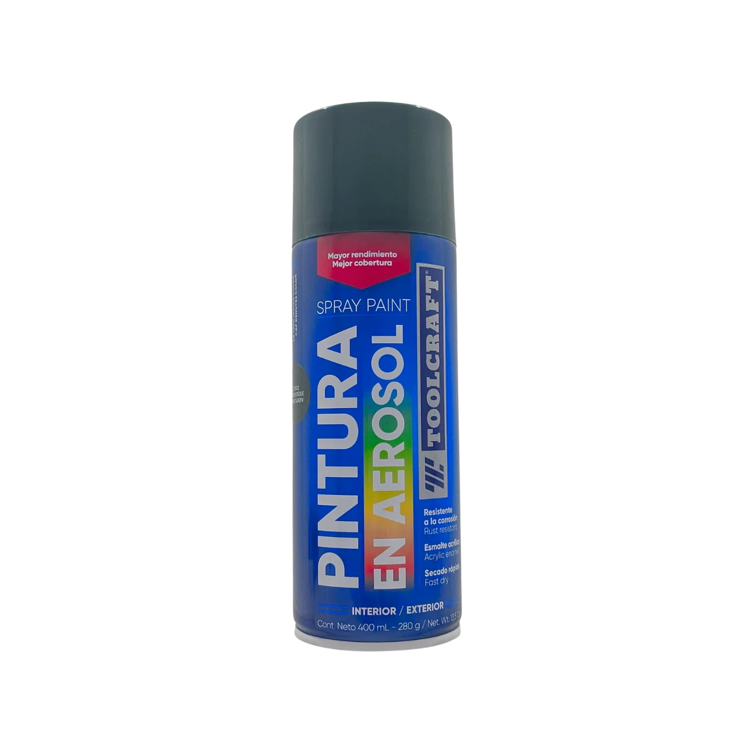Pintura en aerosol verde bosque 400 ml Toolcraft TC1652
