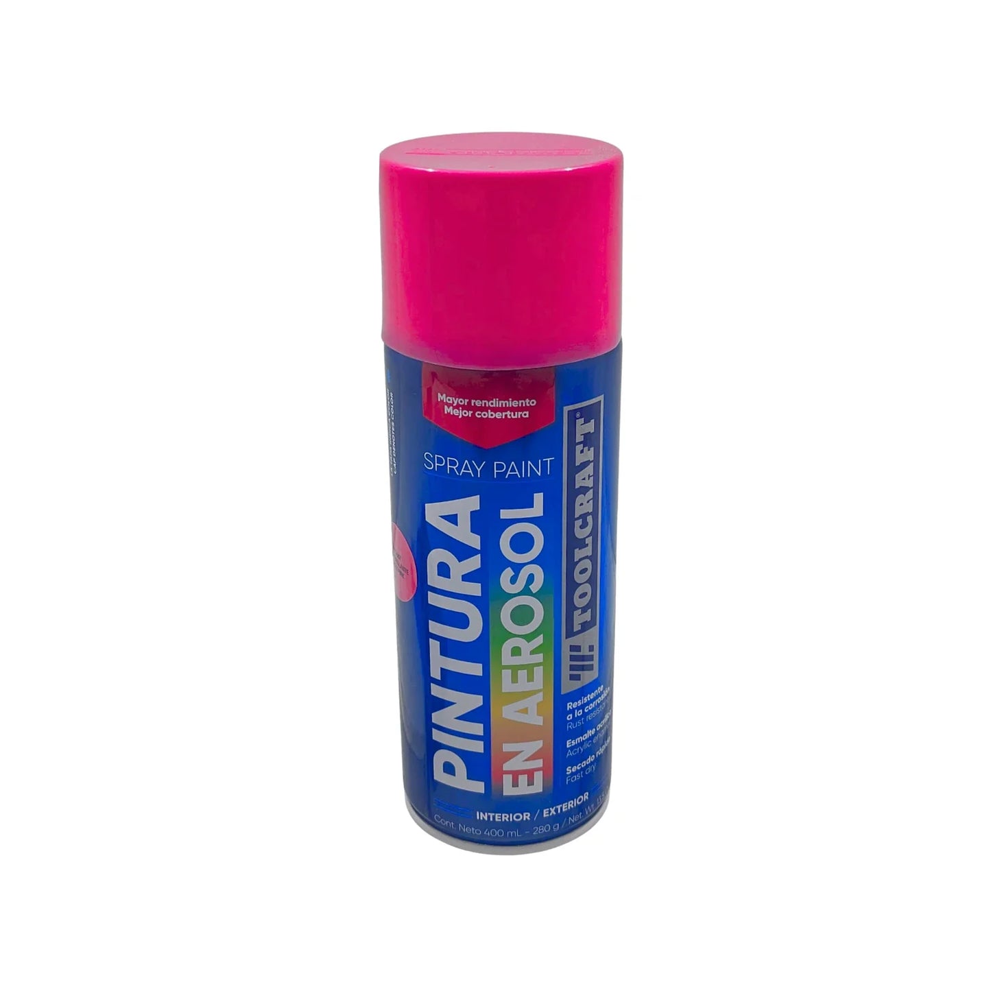 Pintura en aerosol rosa brillante 400 ml Toolcraft TC1667