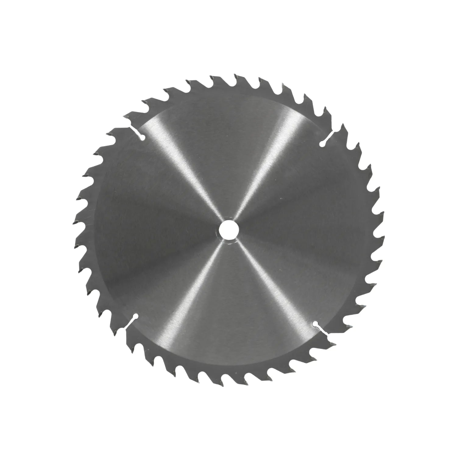 Disco sierra circular 10 pulgadas 40 dientes, hoja de acero para cortes en madera, ranuras antivibración.