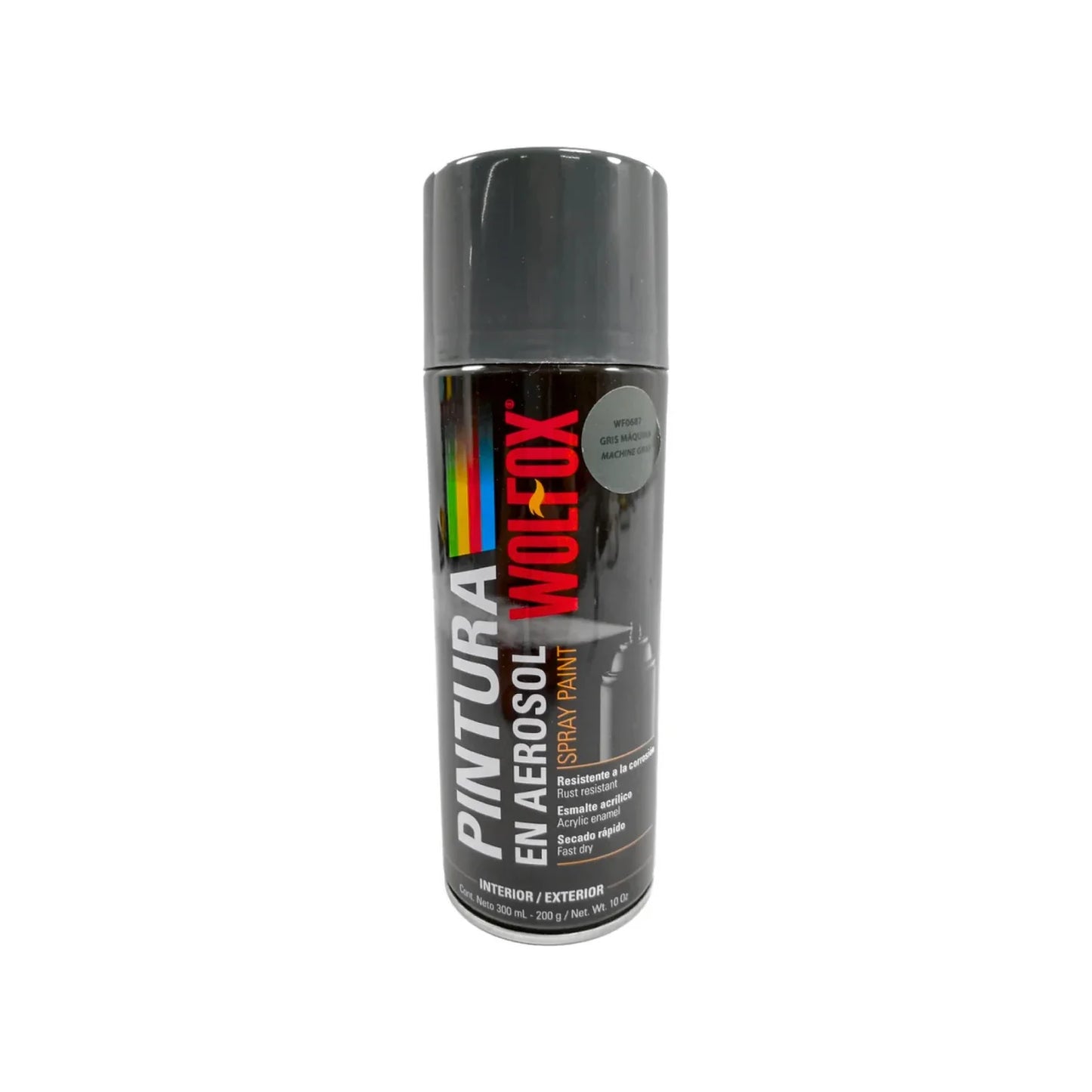 Pintura gris máquina 300 ml Wolfox WF0687