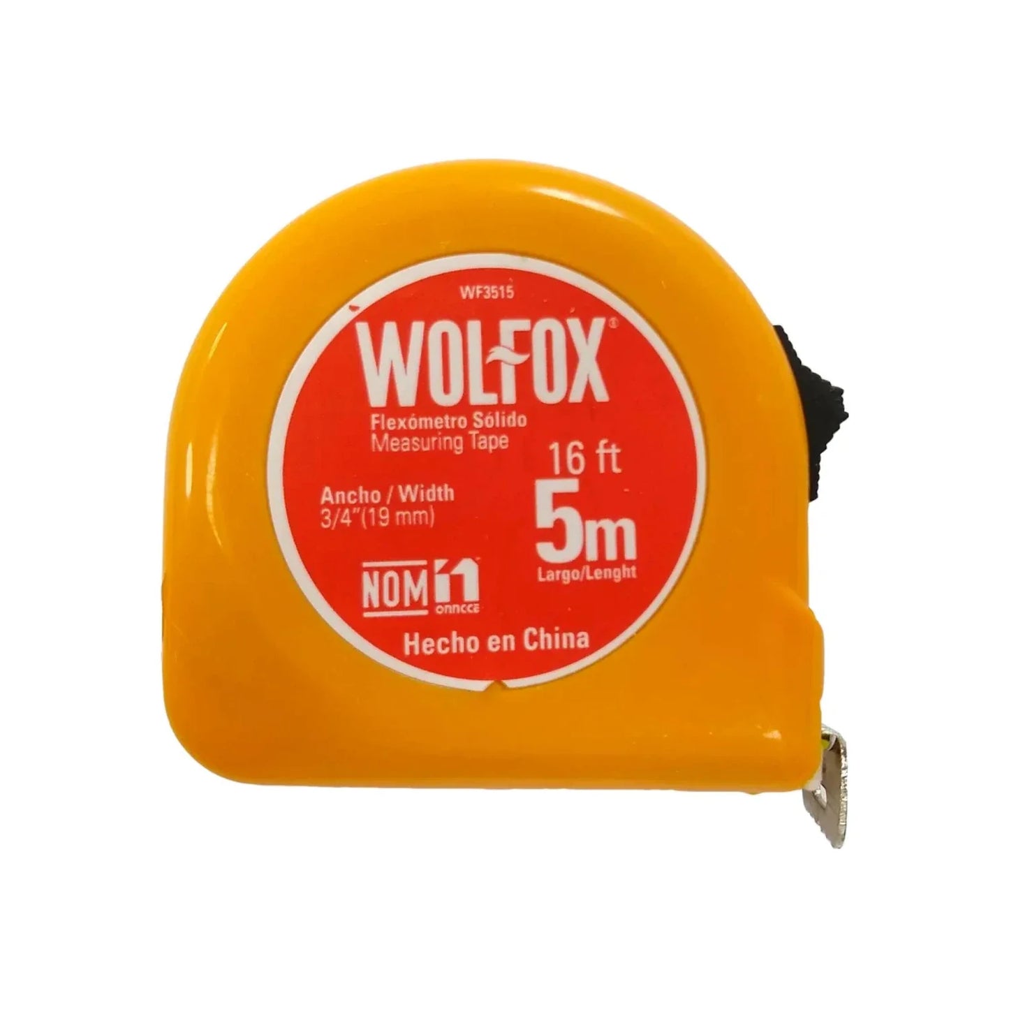 Flexómetro 5 metros Wolfox WF3525