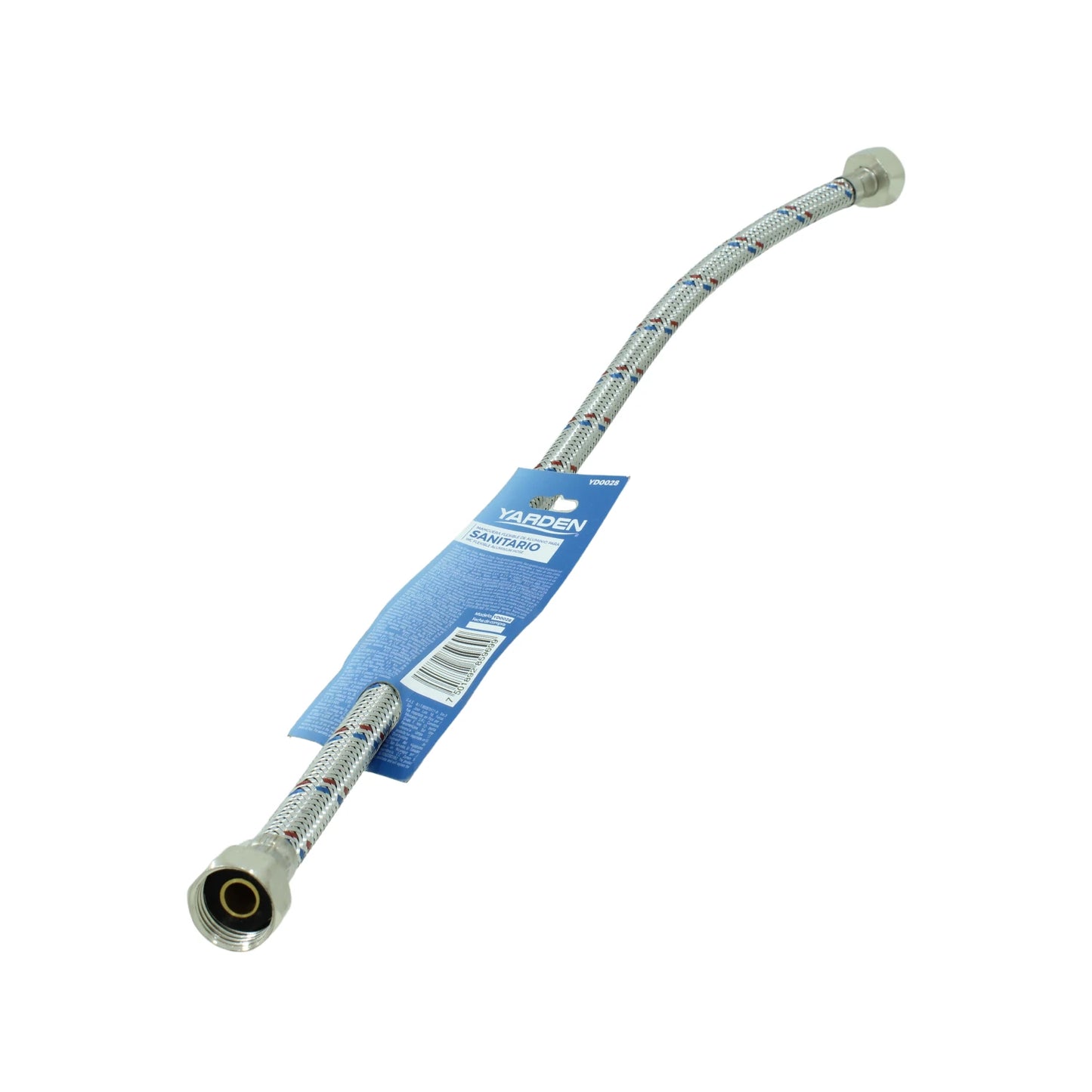 Manguera para WC 50 cm metálica (1/2"x7/8") Yarden YD0028